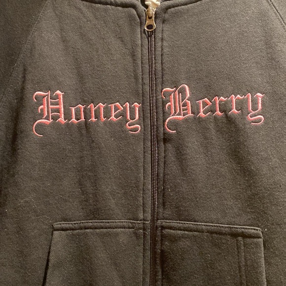 Honey berry zippered hoodie. 21” P2P. Medium?? - Picture 2 of 11